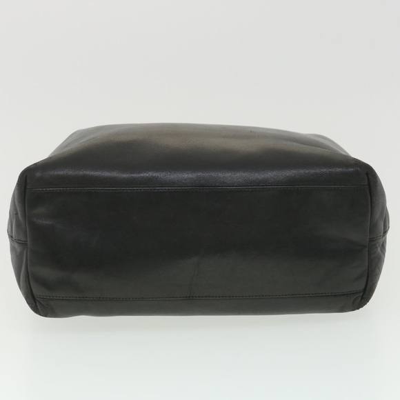 PRADA Hand Bag Leather Black Auth yb005 - Picture 5 of 16